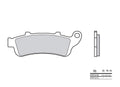Pastillas de freno orgánicas Brembo 07072 BREMBO 7072
