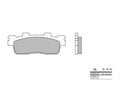 Pastillas de freno orgánicas Brembo 07085 BREMBO 7085