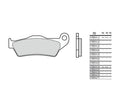 Pastillas de freno sinterizadas Brembo 07BB04LA BREMBO 07BB04LA