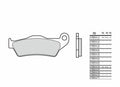 Pastillas de freno sinterizadas Brembo 07BB04SA BREMBO 07BB04SA