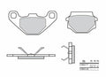Pastillas de freno orgánicas Brembo 07BB0708 BREMBO 07BB0708