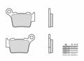 Pastillas de freno sinterizadas de competición Brembo 07BB27SX BREMBO 07BB27SX