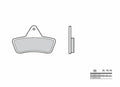 Pastillas de freno sinterizadas Brembo 07GR54SD BREMBO 07GR54SD