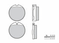 Pastillas de freno orgánicas Brembo 07HO0130 BREMBO 07HO0130