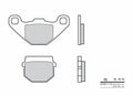 Pastillas de freno orgánicas Brembo 07HO1118 BREMBO 07HO1118