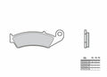 Pastillas de freno orgánicas Brembo 07HO2506 BREMBO 07HO2506