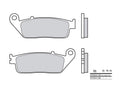 Pastillas de freno sinterizadas Brembo 07HO41LA BREMBO 07HO41LA