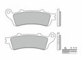 Pastillas de freno sinterizadas Brembo 07HO44SA BREMBO 07HO44SA