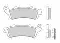 Pastillas de freno sinterizadas Brembo 07HO52SP BREMBO 07HO52SP