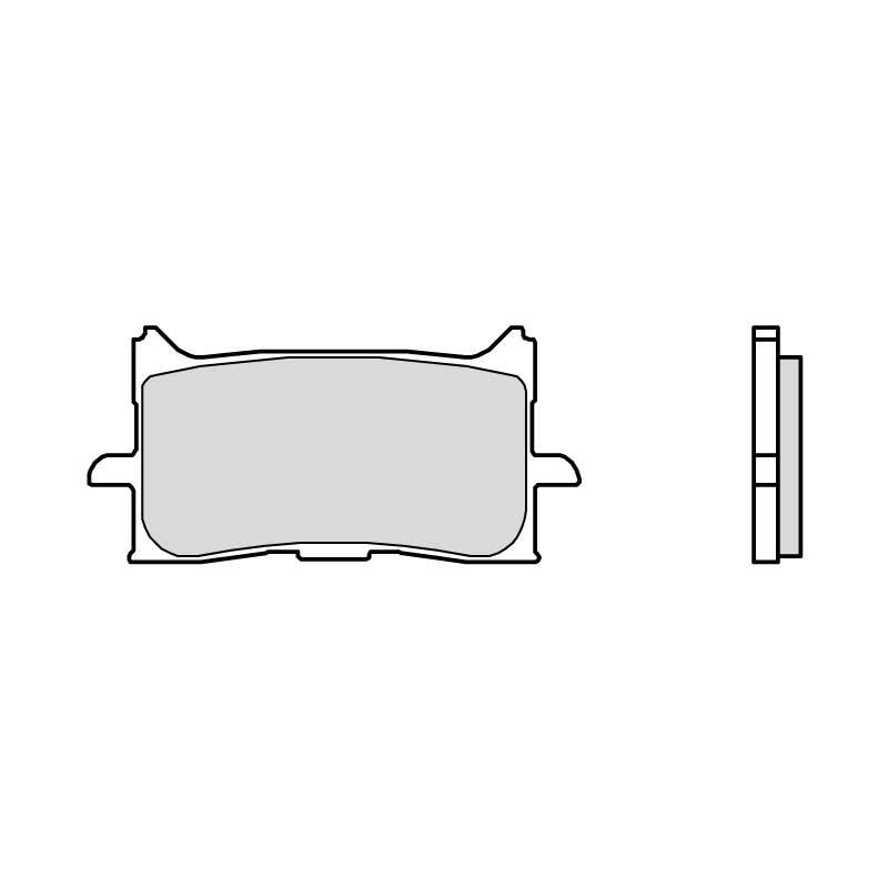 Pastillas de freno sinterizadas Brembo 07HO62LA BREMBO 07HO62LA