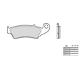 Pastillas de freno sinterizadas Brembo 07KA17LA BREMBO 07KA17LA