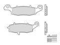 Pastillas de freno sinterizadas Brembo 07KA18LA BREMBO 07KA18LA
