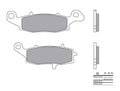Pastillas de freno sinterizadas Brembo 07KA19LA BREMBO 07KA19LA
