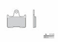 Pastillas de freno orgánicas Brembo 07KA2107 BREMBO 07KA2107