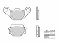 Pastillas de freno sinterizadas de competición Brembo 07KS04SX BREMBO 07KS04SX