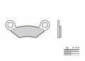 Pastillas de freno orgánicas Brembo 07PO0106 BREMBO 07PO0106