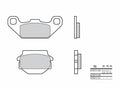Pastillas de freno orgánicas Brembo 07SU1121 BREMBO 07SU1121