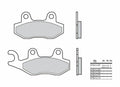 Pastillas de freno orgánicas Brembo 07SU12TT BREMBO 07SU12TT