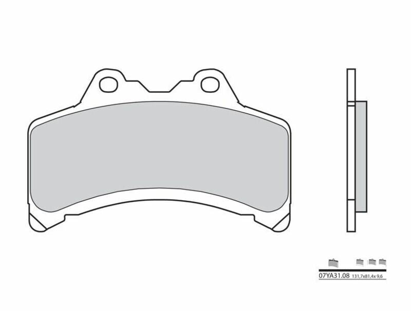 Pastillas de freno orgánicas Brembo 07YA3108 BREMBO 07YA3108