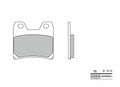 Pastillas de freno sinterizadas Brembo 07YA40SP BREMBO 07YA40SP