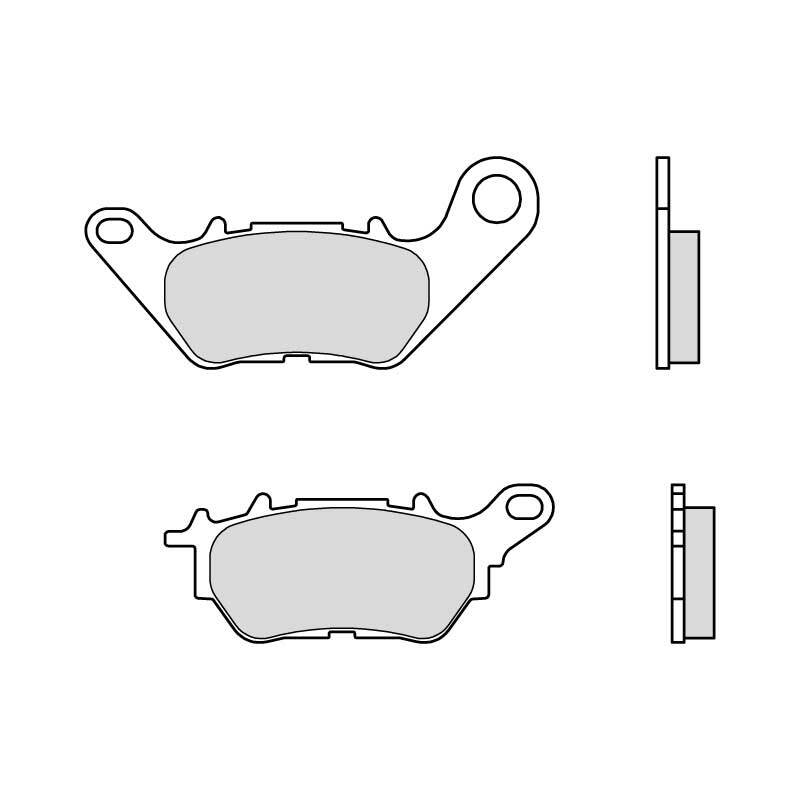 Pastillas de freno orgánicas Brembo 07YA53CC BREMBO 07YA53CC
