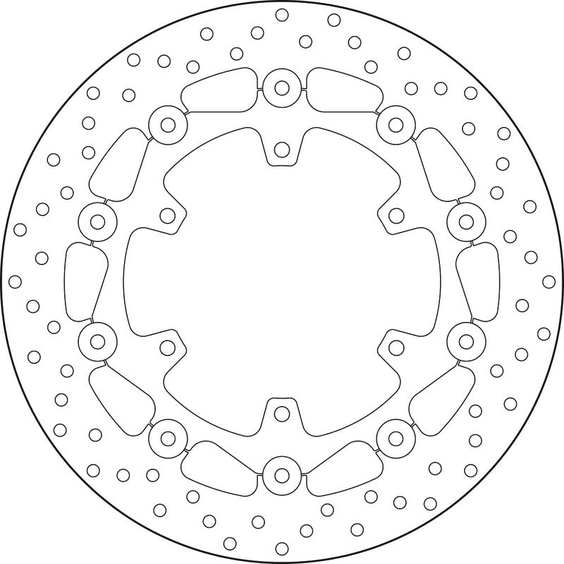 Disco de freno flotante Brembo 78B40894 BREMBO 78B40894