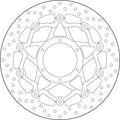 Disco de freno flotante Brembo 78B40895 BREMBO 78B40895