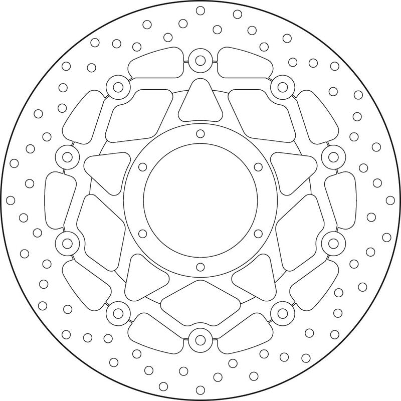Disco de freno flotante Brembo 78B40895 BREMBO 78B40895