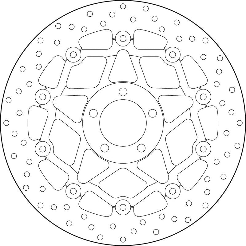 Disco de freno flotante Brembo 78B408A1 BREMBO 78B408A1