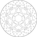 Disco de freno flotante Brembo 78B408A3 BREMBO 78B408A3