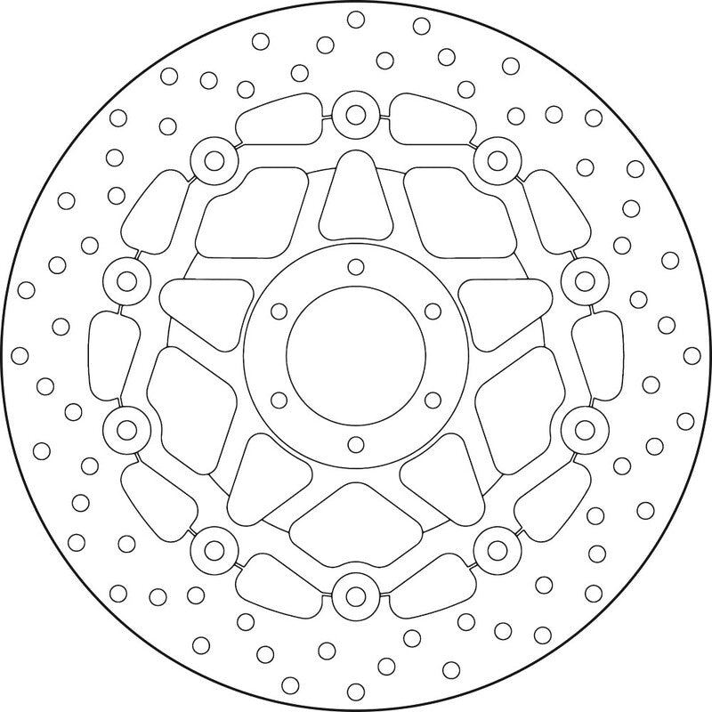 Disco de freno flotante Brembo 78B408A3 BREMBO 78B408A3