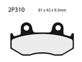 Juego pastillas de freno NISSIN 2P310NS Del. SH125 01-08 NISSIN 2P-310NS