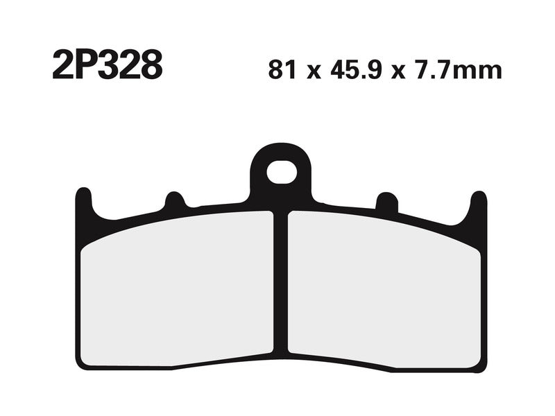 Juego pastillas de freno NISSIN 2P328ST Del. BMW NISSIN 2P-328ST
