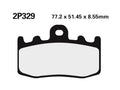 Juego pastillas de freno NISSIN 2P329ST Del. BMW NISSIN 2P-329ST