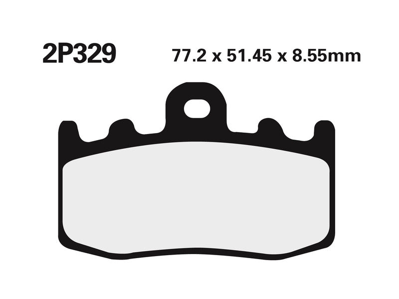 Juego pastillas de freno NISSIN 2P329ST Del. BMW NISSIN 2P-329ST
