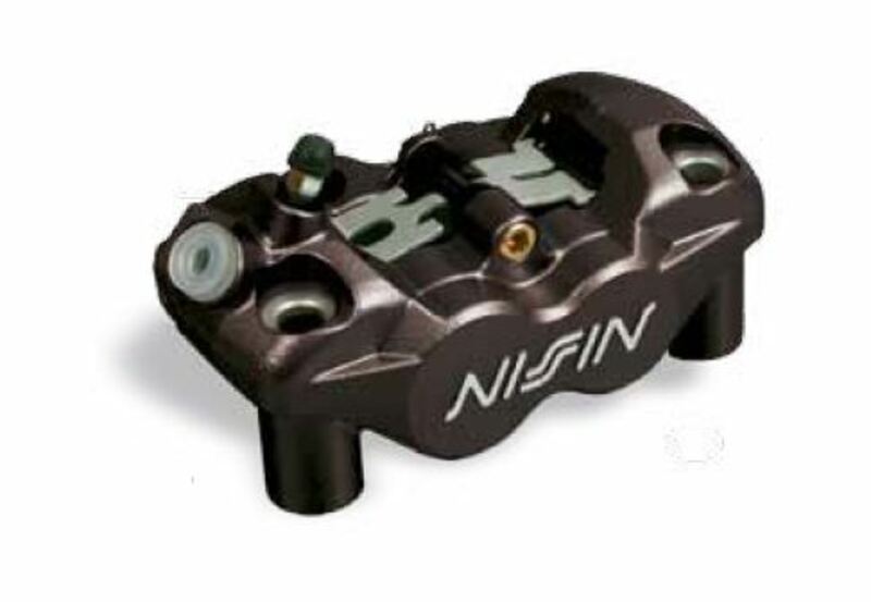 Pinza freno 4 pistones Radial NISSIN Izquierda - Negra NISSIN N4RC-108SL