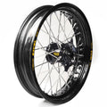 Rueda completa Haan Wheels aro negro 17-3,50 buje negro 1 35606/3/3 HAAN WHEELS 1 35606/3/3