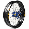 Rueda completa Haan Wheels aro negro 17-3,50 buje azul 1 55106/3/5 HAAN WHEELS 1 55106/3/5