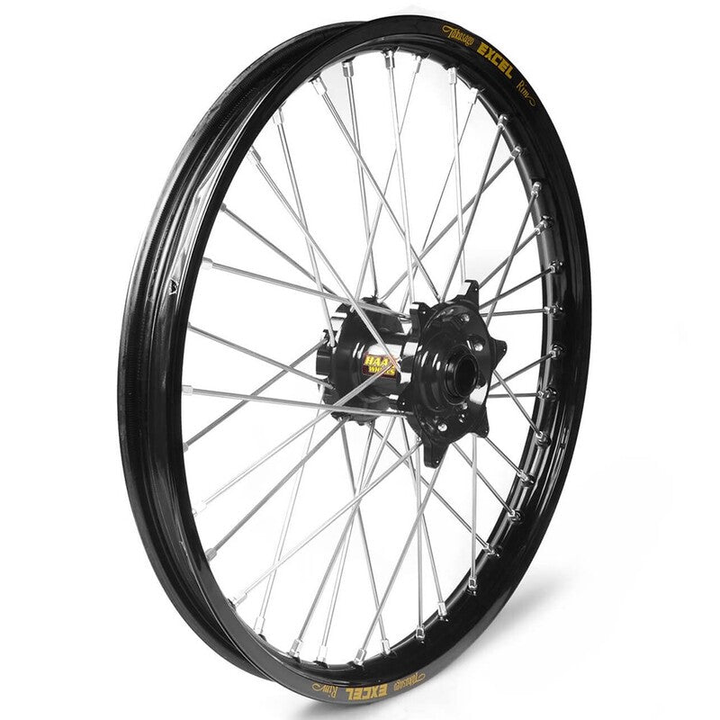 Rueda completa Haan Wheels aro negro 21-1,60 buje negro 1 35619/3/3 HAAN WHEELS 1 35619/3/3