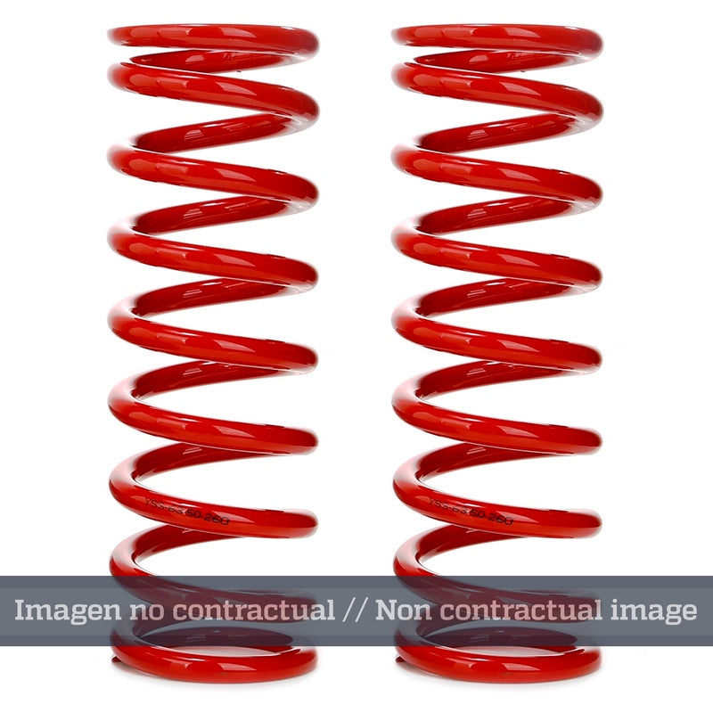 Juego de muelles para amortiguador trasero YSS 46-28-160  Color rojo YSS 46A28S160A5X