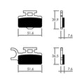 Pastilla de freno Moto V PARTS K-5041