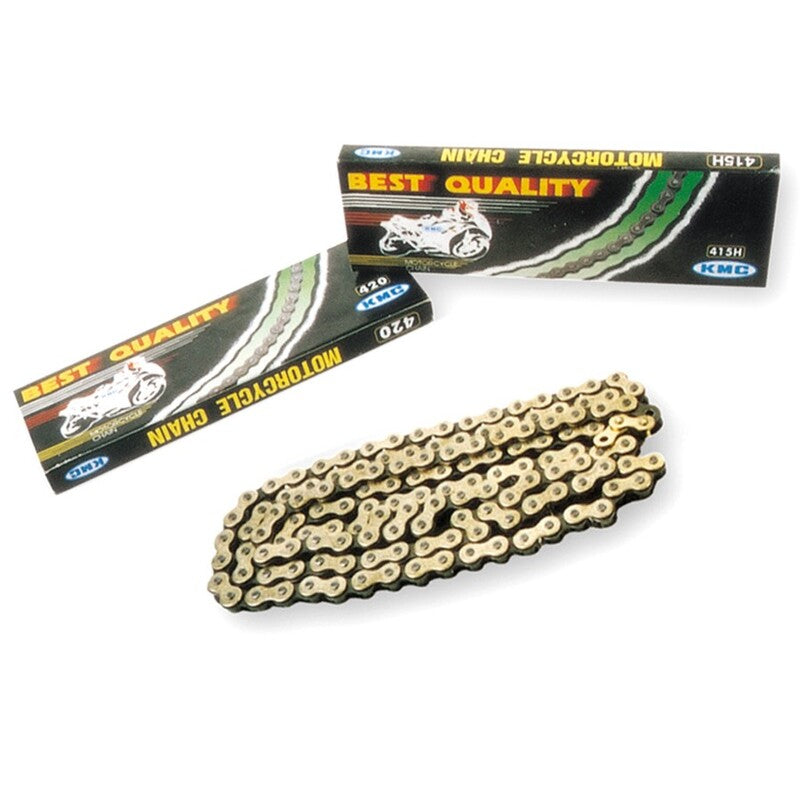 Cadena moto KMC 428x130 oro/negro KMC 428-C428X130-GB