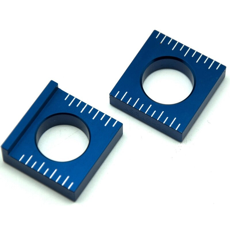 Tensores de eje trasero Yamaha Azul V PARTS ASRAB-34-BL