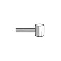 Cable de cambio Vespa 6x6mm / 1,6mm / 1.900 mm V PARTS - Caja de 100 uds V PARTS 578-000-07