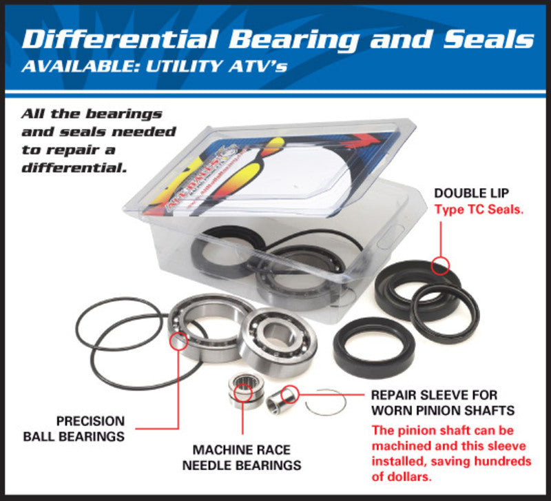 Kit All Balls de rodamientos y retenes del diferencia Can-Am ALL BALLS 25-2106