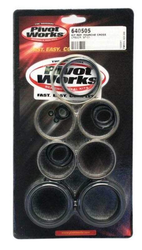 CROSS FORK RECONDITIONING SET FOR CR500R 1997-01 PIVOT WORKS PWFFK-H03-500