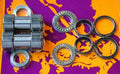 SWING ARM REPAIR KIT FOR YAMAHA YZ125/250/250F /450F 2002-03 AND YZ/WR450F 2003-06 PIVOT WORKS PWSAK-Y20-421