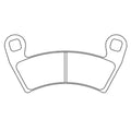 Juego de pastillas sinterizadas CL BRAKES (1229ATV1) CL BRAKES 1229ATV1