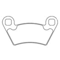 Juego de pastillas sinterizadas CL BRAKES (1230ATV1) CL BRAKES 1230ATV1