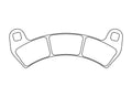 Juego de pastillas sinterizadas CL BRAKES (1247ATV1) CL BRAKES 1247ATV1